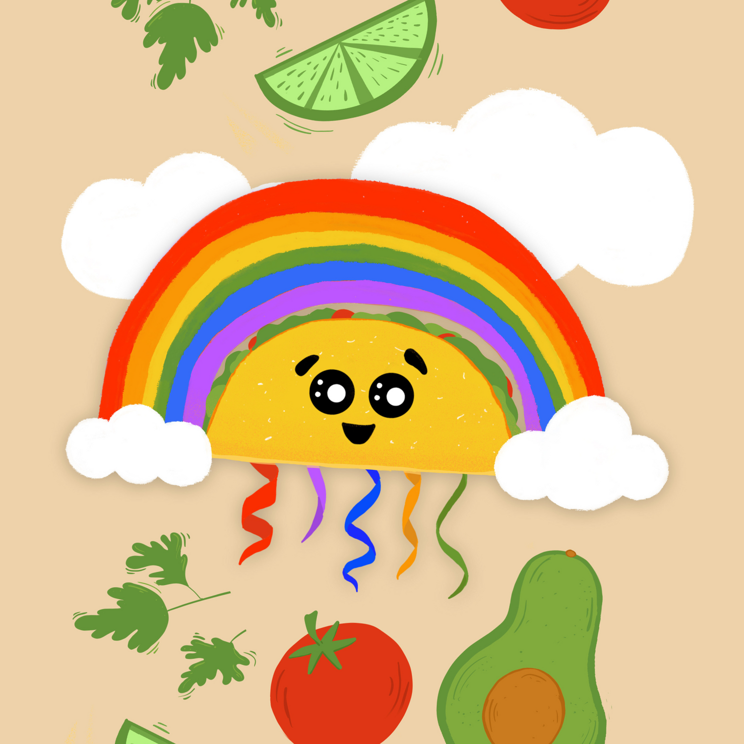 Rainbow Taco